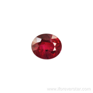 Wholesale 10*8mm Oval Shape Natural Ruby Mozambique